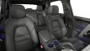 Interior view showing the front seats of Cayenne GTS