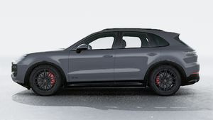 Exterior view of Cayenne GTS showing the left side of the car