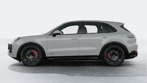 Exterior view of Cayenne GTS showing the left side of the car