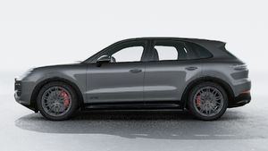 Exterior view of Cayenne GTS showing the left side of the car
