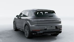 Exterior view of Cayenne GTS showing the back and left side of the car