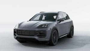Exterior view of Cayenne GTS showing the front and left side of the car