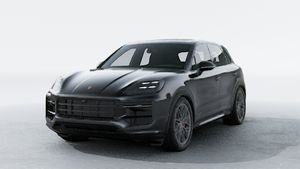 Exterior view of Cayenne GTS showing the front and left side of the car