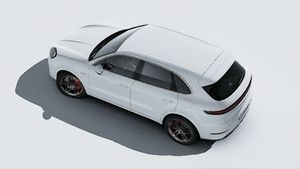 Exterior view of Cayenne Turbo E-Hybrid seen from above