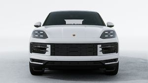 Exterior view of Cayenne Coupe showing the front of the car