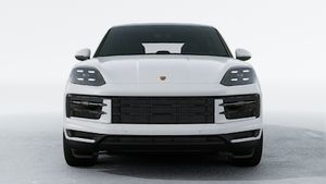 Exterior view of Cayenne Coupe showing the front of the car