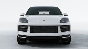 Exterior view of Cayenne Coupe showing the front of the car