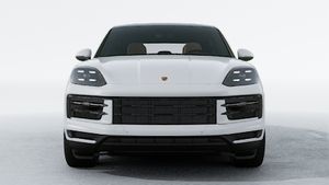 Exterior view of Cayenne Coupe showing the front of the car