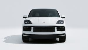 Exterior view of Cayenne Coupe showing the front of the car