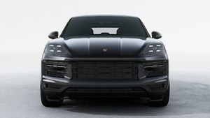 Exterior view of Cayenne Coupe showing the front of the car