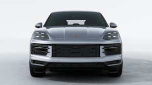 Exterior view of Cayenne Coupe showing the front of the car