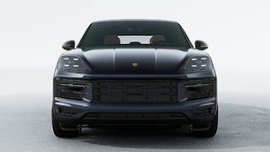 Exterior view of Cayenne Coupe showing the front of the car