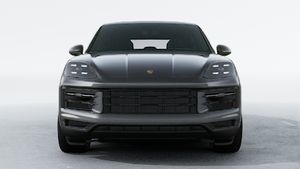 Exterior view of Cayenne Coupe showing the front of the car