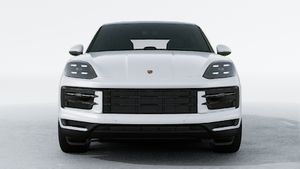 Exterior view of Cayenne Coupe showing the front of the car