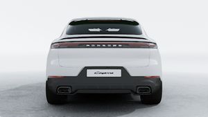 Exterior view of Cayenne Coupe showing the rear of the car