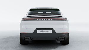 Exterior view of Cayenne Coupe showing the rear of the car