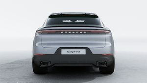 Exterior view of Cayenne Coupe showing the rear of the car