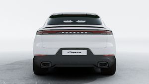 Exterior view of Cayenne Coupe showing the rear of the car
