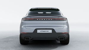 Exterior view of Cayenne Coupe showing the rear of the car