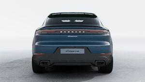 Exterior view of Cayenne Coupe showing the rear of the car