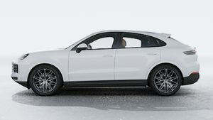 Exterior view of Cayenne Coupe showing the left side of the car