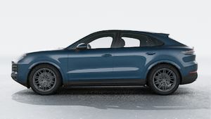 Exterior view of Cayenne Coupe showing the left side of the car