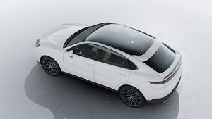 Exterior view of Cayenne Coupe seen from above