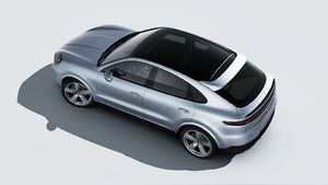Exterior view of Cayenne Coupe seen from above