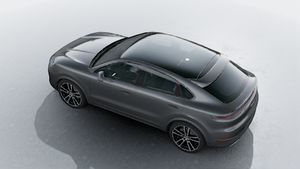 Exterior view of Cayenne Coupe seen from above