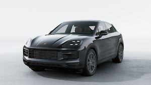 Exterior view of Cayenne Coupe showing the front and left side of the car