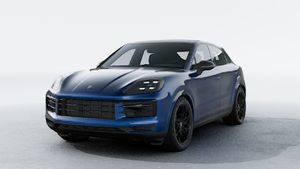 Exterior view of Cayenne Coupe showing the front and left side of the car