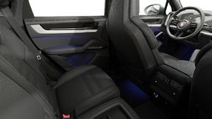 Interior view showing the back seats of Cayenne S Coupe