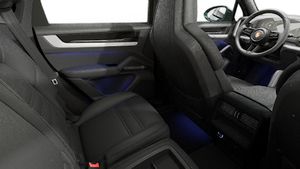 Interior view showing the back seats of Cayenne S Coupe