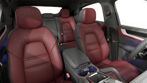 Interior view showing the front seats of Cayenne S Coupe