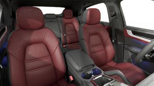 Interior view showing the front seats of Cayenne S Coupe