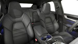 Interior view showing the front seats of Cayenne S Coupe