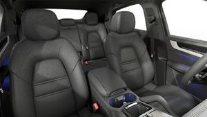 Interior view showing the front seats of Cayenne S Coupe