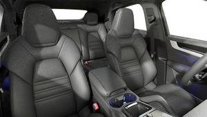 Interior view showing the front seats of Cayenne S Coupe