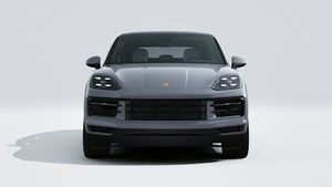Exterior view of Cayenne S Coupe showing the front of the car