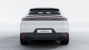 Exterior view of Cayenne S Coupe showing the rear of the car