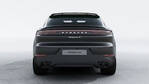 Exterior view of Cayenne S Coupe showing the rear of the car