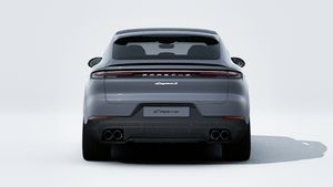 Exterior view of Cayenne S Coupe showing the rear of the car