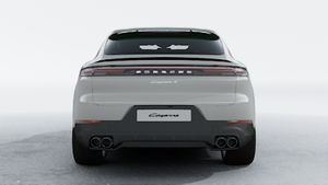 Exterior view of Cayenne S Coupe showing the rear of the car
