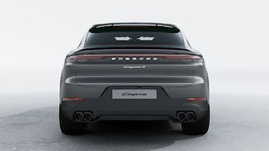 Exterior view of Cayenne S Coupe showing the rear of the car