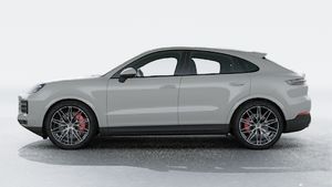 Exterior view of Cayenne S Coupe showing the left side of the car