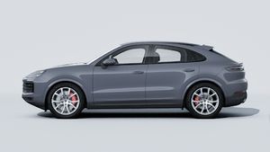 Exterior view of Cayenne S Coupe showing the left side of the car