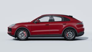 Exterior view of Cayenne S Coupe showing the left side of the car