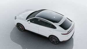 Exterior view of Cayenne S Coupe seen from above