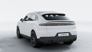 Exterior view of Cayenne S Coupe showing the back and left side of the car