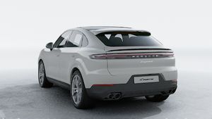 Exterior view of Cayenne S Coupe showing the back and left side of the car